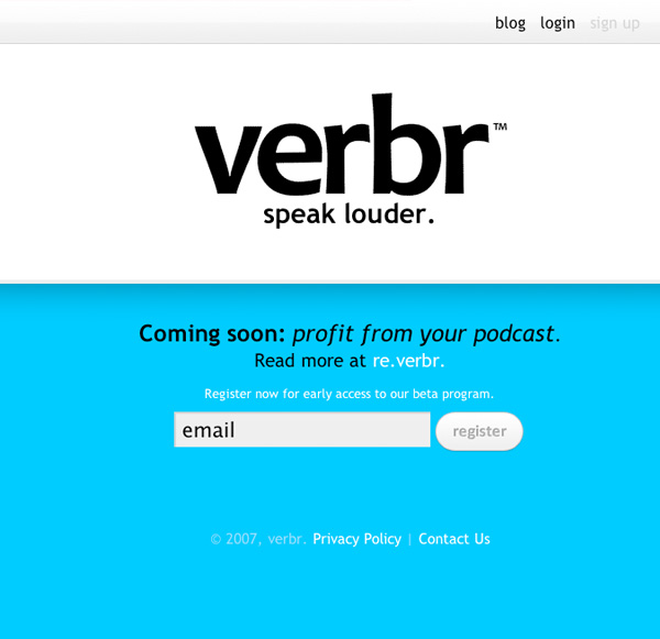 Screenshot: Verbr